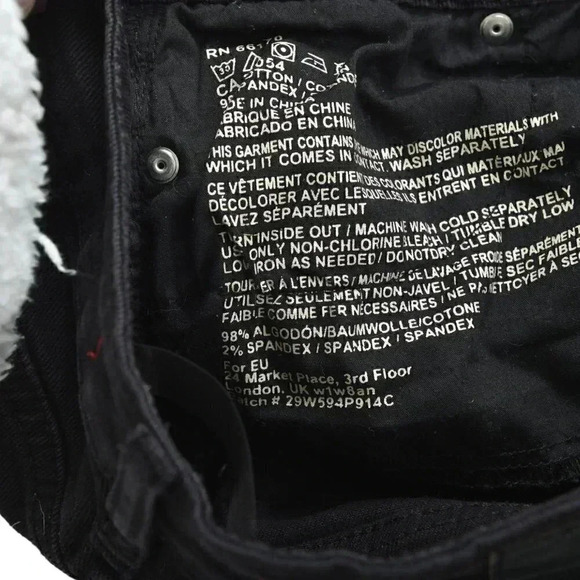 Urban Outfitters BDG Jean Shorts High Rise Cheeky Fray Distressed Size 27 - Picture 8 of 11